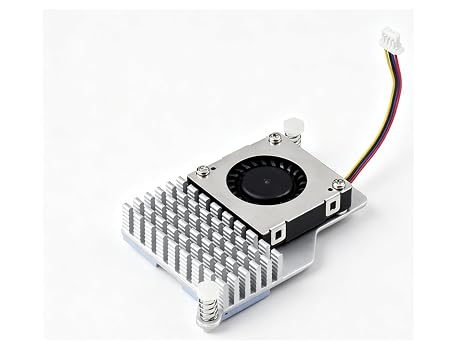 Official Active Cooler for Raspberry Pi 5, Combines an Aluminium Heatsink | with a Temperature-Controlled Blower Fan to Accelerate Heat Dissipation