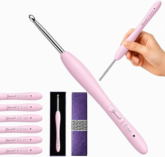 Yarniss 2.0mm Stainless Steel Crochet Hook