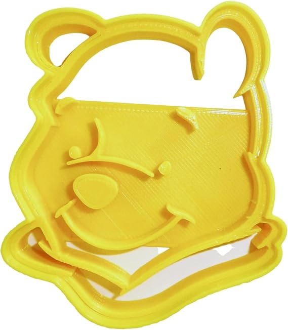 Winnie The Pooh Face Cartoon Book Character Detailed Cookie Cutter Made In The Usa Pr455