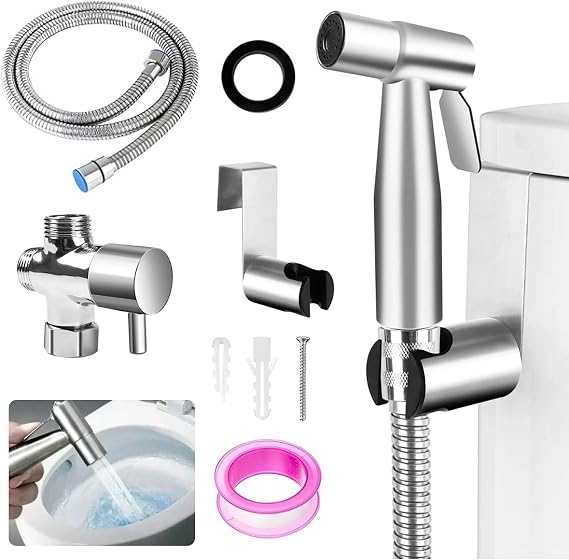 Portable Bidet Sprayer Kit, Bidet Hand Shower for Bidet Toilet Shower