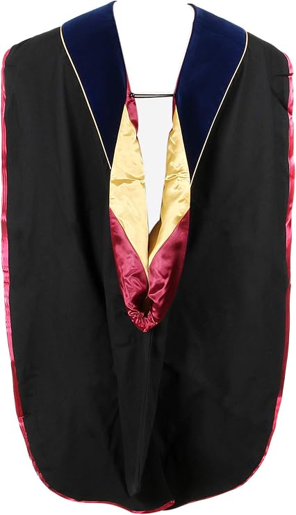 Newrara Graduation Unisex Deluxe Doctoral Hood