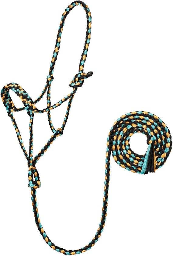 Weaver Leather Braided Rope Halter with 10' Lead