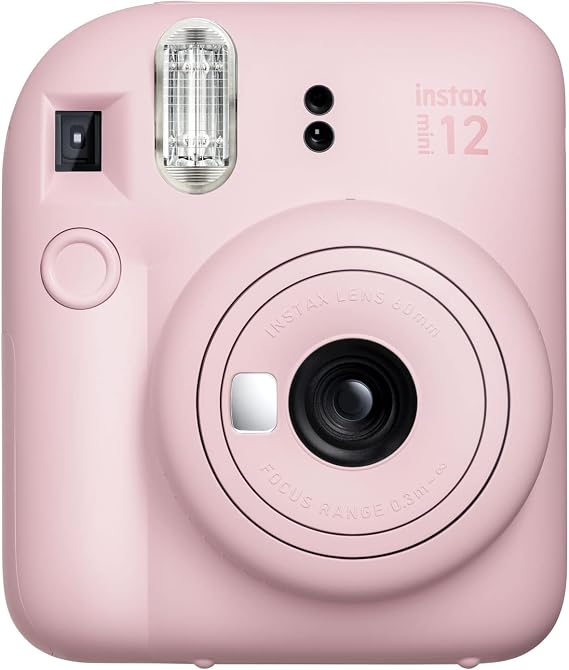 Instax Fujifilm Mini 12 Fotoğraf Makinesi+Askı+pil (PEMBE)