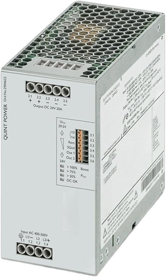 Switching Power Supply PS/3AC/24DC/20-2904622 3-phase 20A