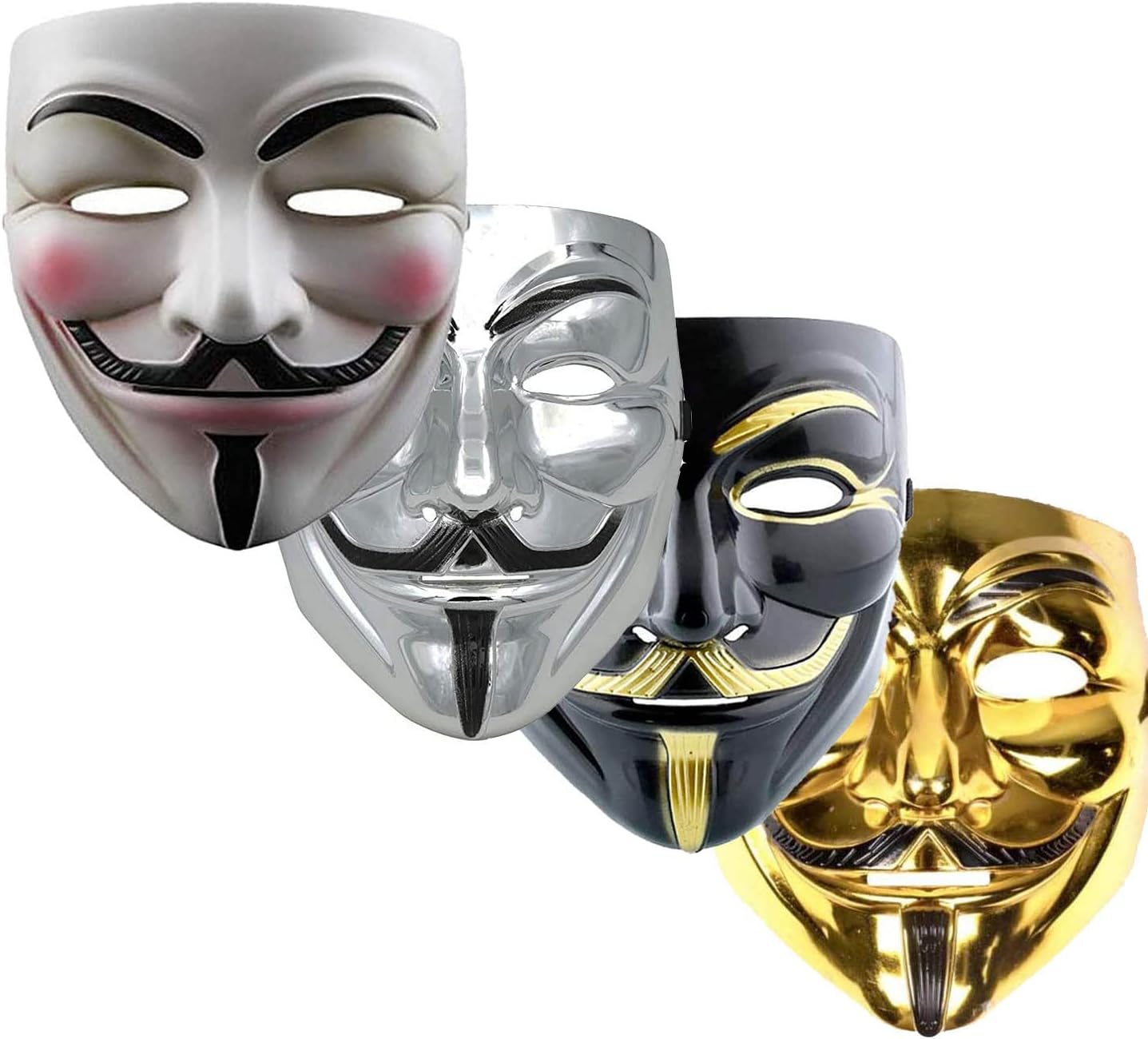 GrassVillage Anonymous Halloween V for Vendetta Mask Set - PARTY, WORLD BOOK WEEKHALLOWEEN KIT