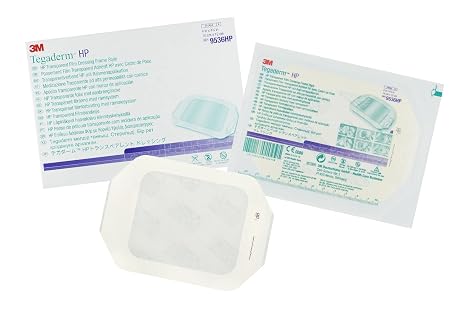 3MTM TegadermTM HP Transparent Film Dressing Frame Style, 9536HP, 4 in x 4-3/4 in (10 cm x 12 cm), 50/ct 4ct/Case | Model 9536HP. Case pack: 4 Carton/Case; 50/Carton; 200/Case. Dressing for professional healthcare use.