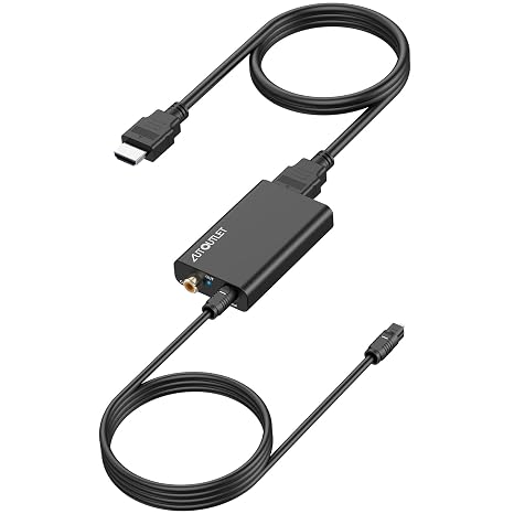 AUTOUTLET 192KHz HDMI ARC Audio Extractor to Optical TOSLINK SPDIF