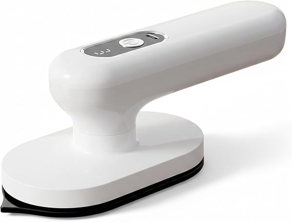 Cordless Mini Iron for Crafts & Clothes, Portable Craft Iron with Fast 30-Second Heat Up, 90° Rotatable Handle for Flat & Vertical Ironing, Heat Press for Sewing