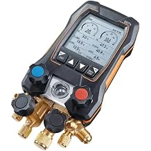 Smart Vacuum Kit-4 Valves Bluetooth Digital Manifold Gauge Wireless Clamp Temperature Probes