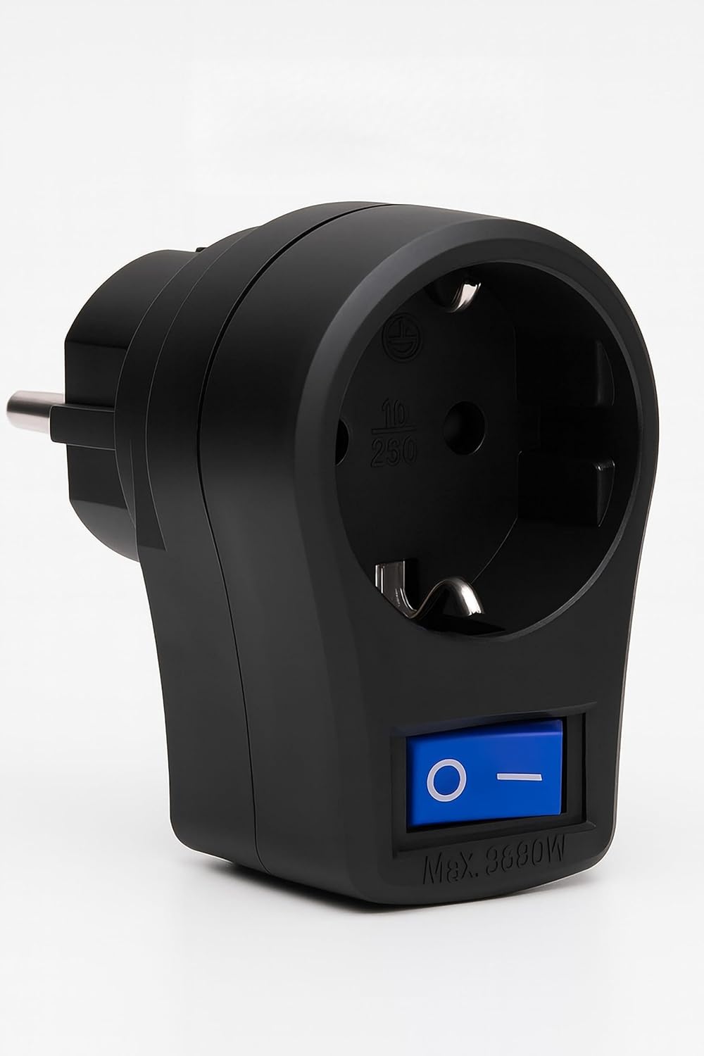 Tekli Topraklı Akım Korumalı Priz Işıklı Anahtarlı Aşırı Gerilim Korumalı Emniyetli Priz 3860 Watt