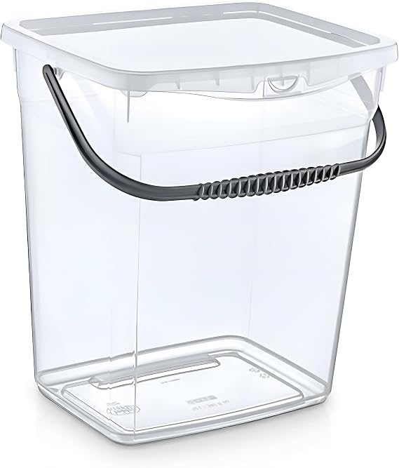 Hobby Life Q-Box 6 Litre Çok Amaçlı Şeffaf Saklama Kutusu – Kilitli Kapaklı, Saplı Deterjan ve Erzak Düzenleyici