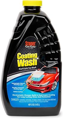 Stoner Car Care 91215 48-Ounce Visible Shine Coating Wash is a 2-in-1 Car Wash and Car Wax, Carnauba Wax to Polish and Wax Your Car, Pack of 1