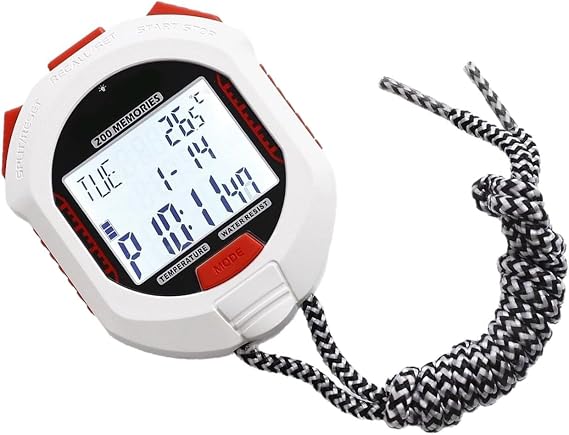Accurate Handheld Timer Electronic Stopwatch Timing Device Sport Watch Sport Watch Sport Watch for Fitness Enthusiasts and Runners