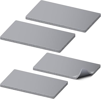 Lconvicely Hat Press Accessories 4 Pcs Silicone Heat Press Pad, 2 Sizes 7.87x3.356.50x2.60, Heat Resistant to 428F, High-Density, Cuttable, for DIY, Small Business & Home UsePad Only