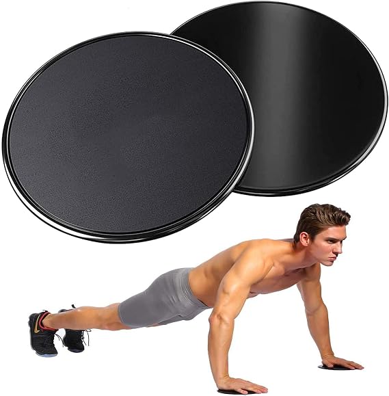 Exercise Slider Core Sliders Double-Sided Sliding Discs Sliding Discs Gym Home Fitness Equipment for Use on Carpet Hardwood Floors