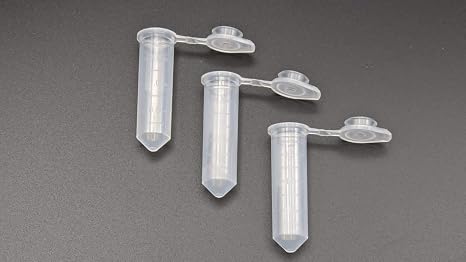 2.0mL with Cap Amber Microcentrifuge Tubes, Certified Dnase/Rnase Free- PCR Clean, 1000/pkg.