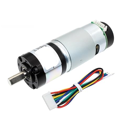 36GP-555 Planetary Geared Motor High Torque DC Motor 6V 12V 24V(1 Ratio 139,12V Encoder Motor)