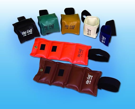 The Cuff Original Adjustable Ankle and Wrist Weight for Yoga, Dance, Running, Cardio, Aerobics, Toning, and Physical Therapy.