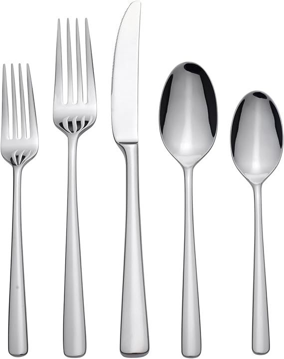 Oneida Doublet 20-Piece 18/0 Silverware Set for 4, Flatware
