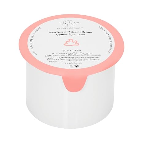Drunk Elephant Bora Barrier Repair Cream - Ultra-Rich Moisturizer - Clean Clinical Skincare - Cruelty-Free - Dermatologist-Tested - Free of Essential Oils, Silicones, and Fragrance