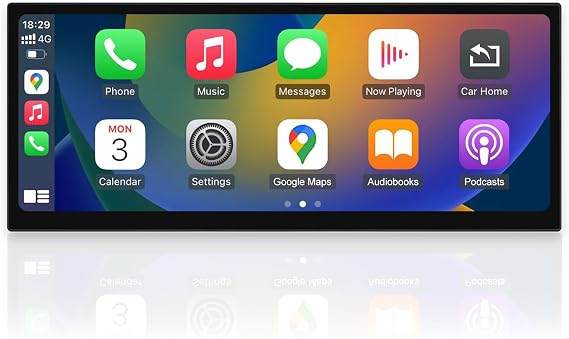 Road Top 12.3" CarPlay Screen for Audi A4/A5 with MIB (2016-2019 | Ultra-Narrow Linux HD Touchscreen, Support Wireless CarPlay, Android Auto, Mirrorlink, OEM Integration Car Stereo