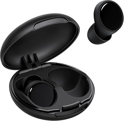 Ear Plugs for Sleeping 45dB Noise Cancelling Ear Plugs for Concerts, Focus, Travel, Work Silicone Hearing Protection Earplugs with 8 Tips XS-L Reusable Noise Reduction Ear Plug for Snoring Black