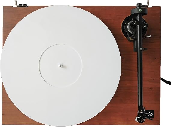 Acrylic Slipmat for Turntable, White Record Player Mat