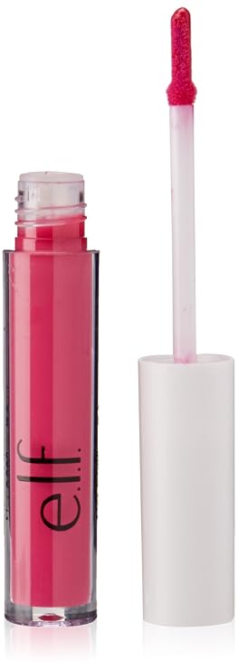 Elf Cosmetics Lip Lacquer, Bold Pink, 0.6 Ounce