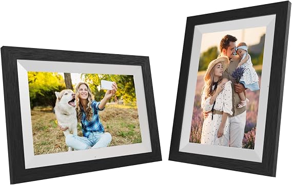 Skylight Frame: 10 Inch WiFi, Email Photos from Anywhere, Touch Screen Display, Effortless One Minute Setup Gift for Friends and Family (Black)
