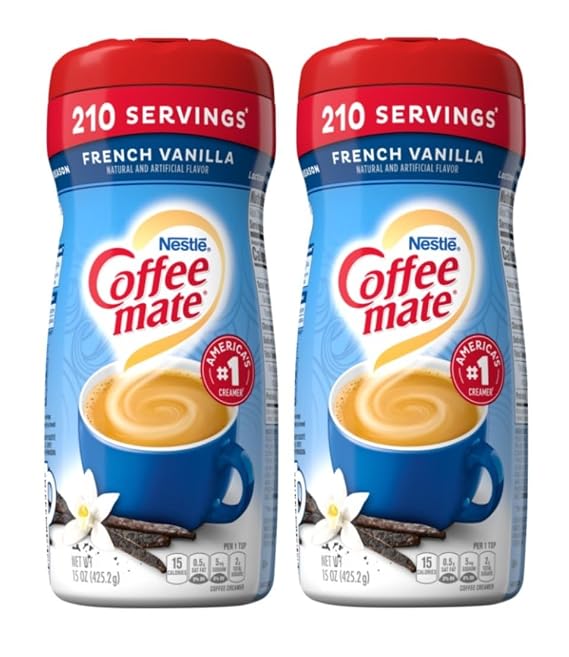 Coffee-mate French Vanilla Powdered Coffee Creamer, 15-Ounce Pack 2