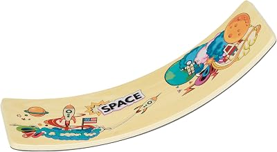 Balance Board for Kids Wooden Swing Board with Scratch Resistant Pat Happy Swing Learning Toy - Development Puzzle Boys Girls Kids Birthday
