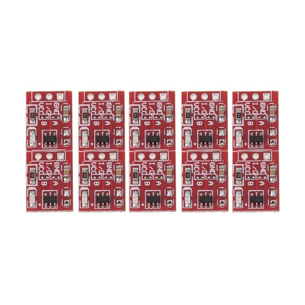 10pcs Ttp223 Capacitive Touch Switch Button Self-Locking ModuleNon-Locking Capacitive Switch Single Channel Change Practical and Professional