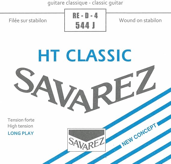 Savarez Strings for Classic Guitar Alliance HT Classic 544J single string D4w Classic HT high, Fits string set 540J, 540ARJ, 540CJ, 540CRJ