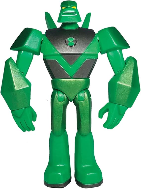 Ben 10 BEN61000 Alien Aksiyon Figürleri Metalik Temalı Elmas Başlık, Çok Renkli, 8 x 3 x 10 cm