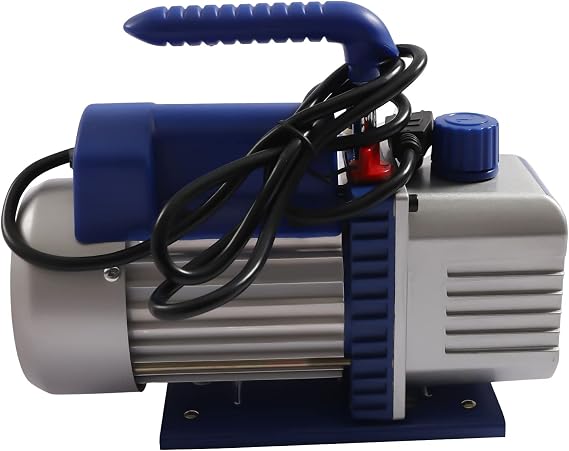 mignonnememe 3CFM 1/4HP Air Vacuum Pump HVAC A/C Refrigeration Tool Kit AC,Auto Repair Equipment,Manifold Gauge Set(R134a R410a),3 Hoses