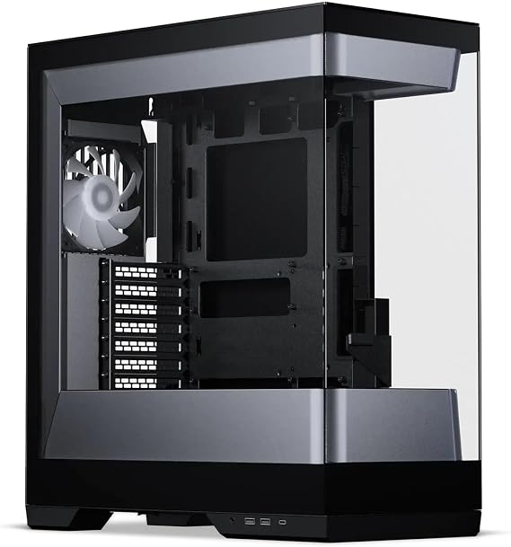 Phanteks Evolv Series S2 Mid-Tower PC Case – Silver & Black, Tempered Glass Showcase Design, Integrated D-RGB Lighting, E-ATX/ATX Support