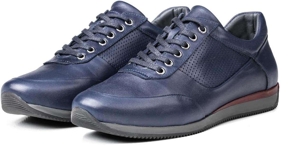 Ducavelli Lion Point Genuine Leather Mens Casual Shoes