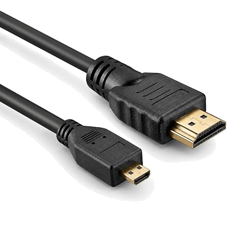 HDMI cable for Sony DSC-RX100M7G, DSC-RX1R II, FDR-X3000, HDR-PJ405, HDR-PJ410, ZV-1, DCR-DVD808, DCR-DVD808 Digital Camera/Camcorder - Length = 6.5ft / 2M