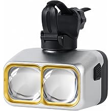 Smart Bicycle Headlight with Navigation and Speed Display Dual Projection Lamp and High Low Beam Safety Light for Night Riding