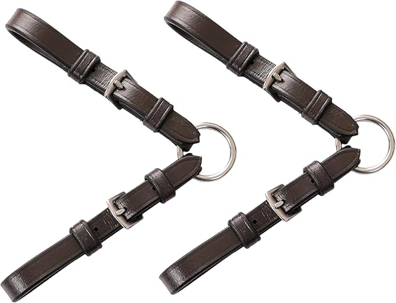Exion Adjustable Pelham Bit Converter with Double Buckles & Rein Ring