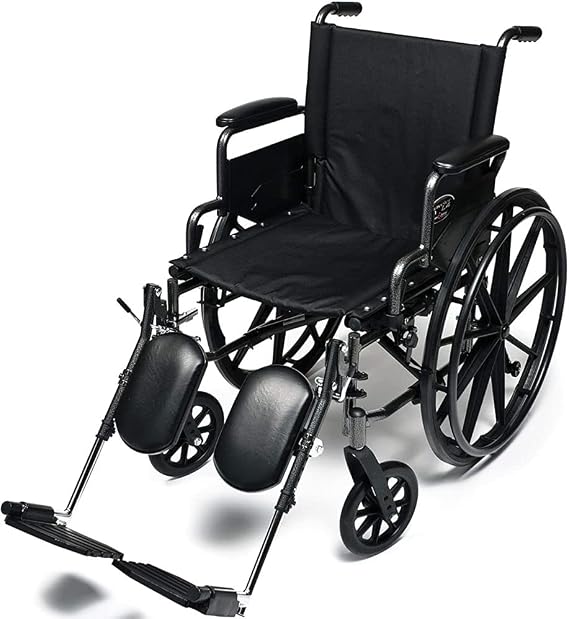 Everest & Jennings 3F020150 Traveler L4 18"x16" Weelchair with Flip Back Full Arm and Elevating Legrest, 250 lb Maximum Weight Capacity, Anti-tippers Come Standard, Tool-free Adjustable Front Rigging