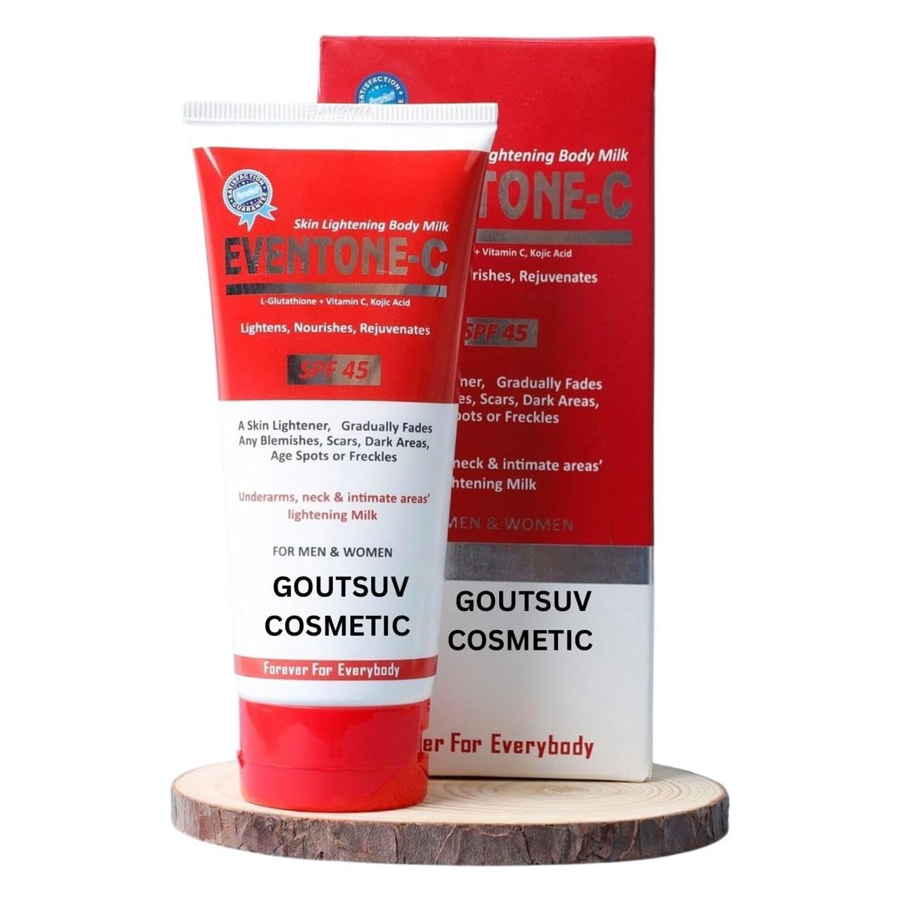 GOU;TSUV-COSMETICS Eventone-C Cream with L Glutathione and Vitamin C: Premier Face Glowing Cream for Radiant, Even-Toned Skin, 30Ml pack of 1