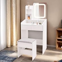 U-MAX Makeup Table with Led Mirror