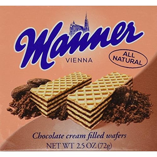 Manner Wafers Chocolate - 2.54 oz. - 12ct.