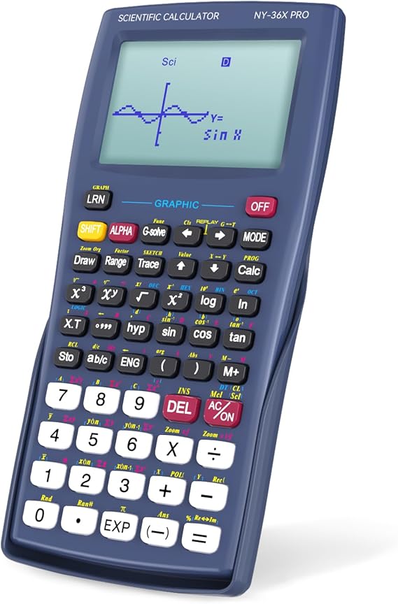 Graphing Scientific Calculators GUYUCOM 36X Pro Office Calculators for High School with 360 Functions Financial Calculator Desktop Multi-Line 13 Digit 3-in Display School Supplies for Student Teacher