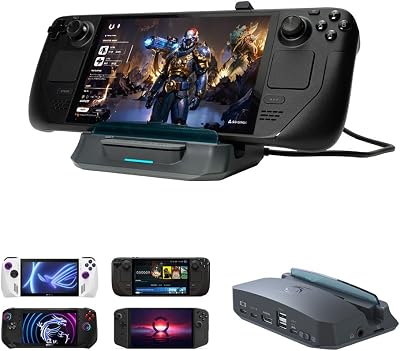 AVerMedia X’tra Go – Standalone USB-C Capture Card to SD Card, 4K301080p120 Recording, HDMI 4K60 Output – Charging Dock for Steam Deck, Switch 2, ROG Ally, Legion Go, iPad