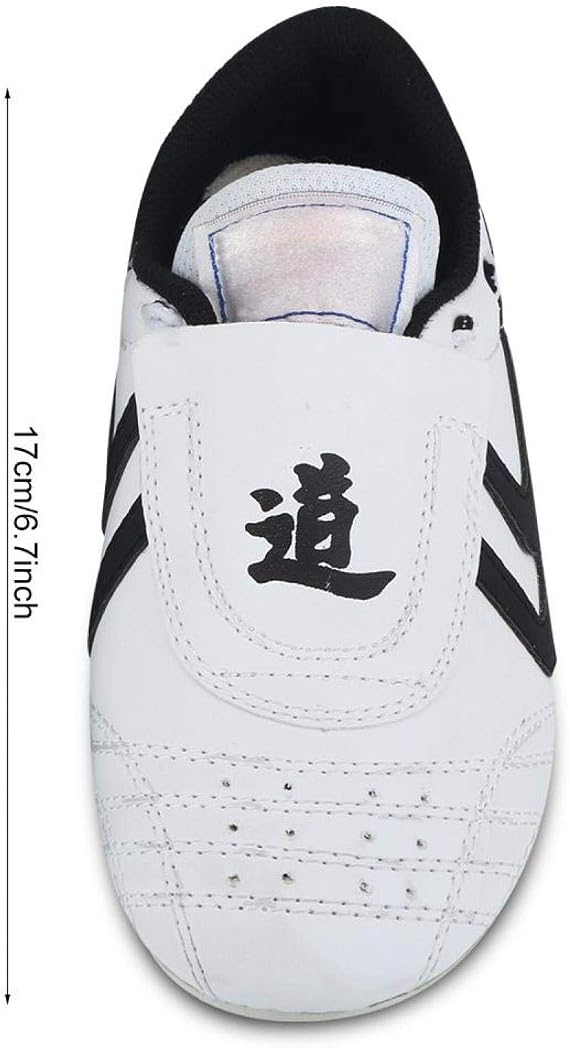 Keenso Taekwondo Shoes, Lightweight Breathable Martial Arts Shoes for Children Teenager Taekwondo Sport Boxing Kung fu Taichi