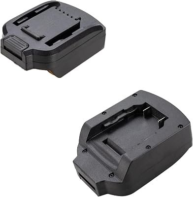 Crivnhar Battery Convert Adapter Compatible for Dewalt 18V20V Li-ion Battery to for Worx 20V WA3520 WA3525 WA3575 WA3578 Power Tool