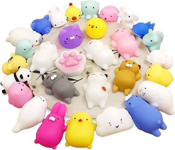 Squeeze Set Stress Relief Goods Bloom Lucky Bag Toys Gacha Gacha Prizes Fidget Toy Release Animal Prizes Cute Hit Low Rebound Funny Present Random Shipment 14pcs 14pcs