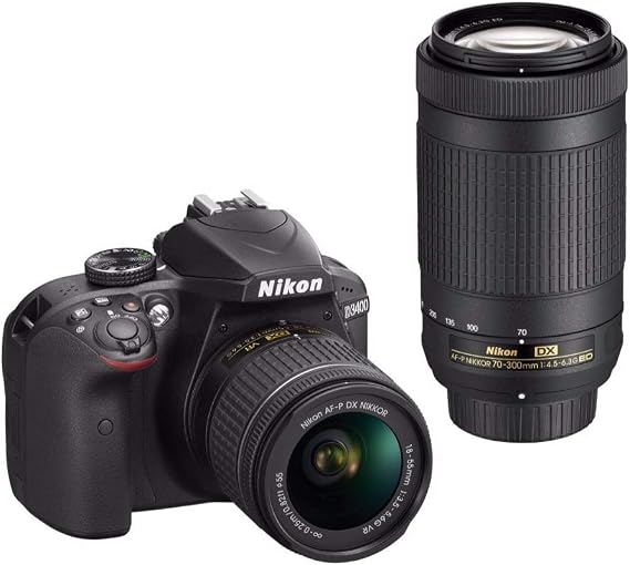 Nikon D3400 w/AF-P DX NIKKOR 18-55mm f/3.5-5.6G VR & AF-P DX NIKKOR 70-300mm f/4.5-6.3G ED